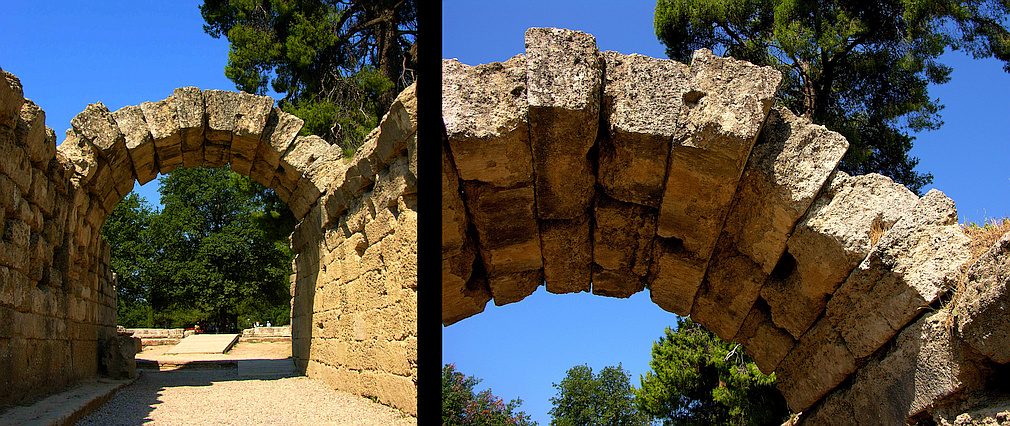 entrance to the stadium