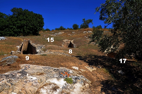 chamber tomb 9 and surroundings