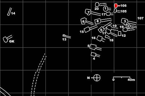 location chamber tomb 106