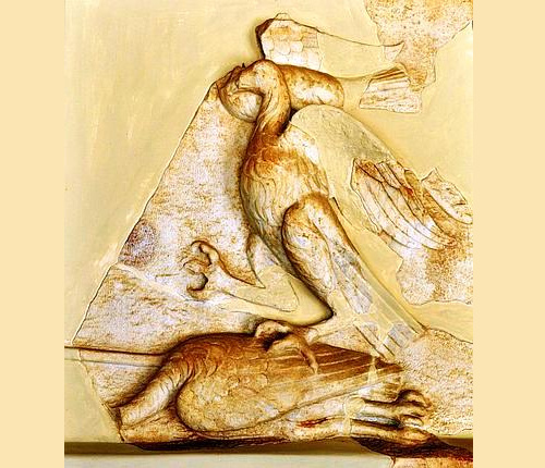 relief Amazonomachie