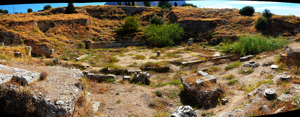 Corinth theatre panorama