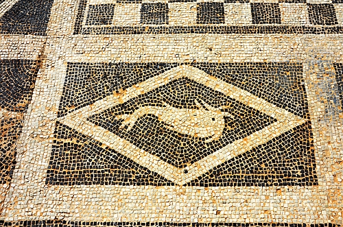 Roman baths mosaic
