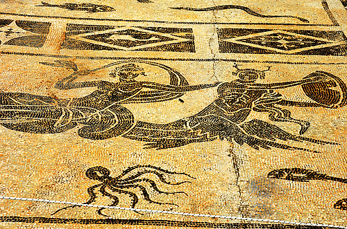 Roman baths mosaic