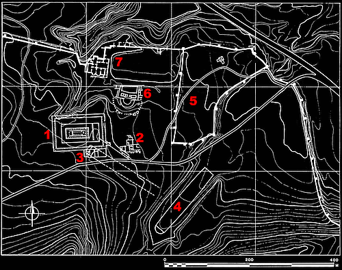 Isthmia site plan