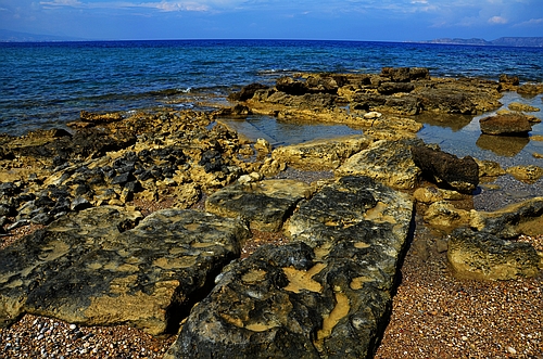 mole of the ancient harbour