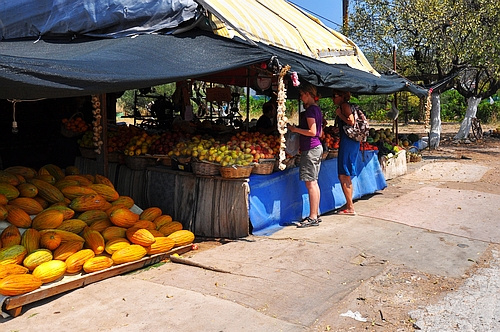 vegetable stall