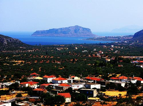 view of Monemvasia