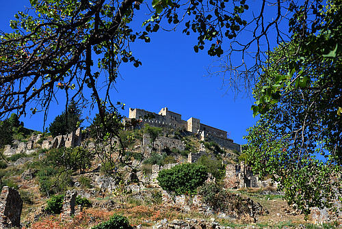 medieval ruins in Mystras