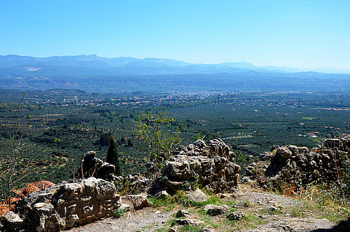 Mystras view to Sparta