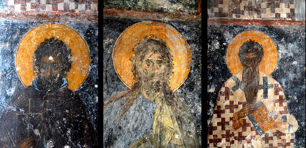 Peribleptos monastery frescos Mystras
