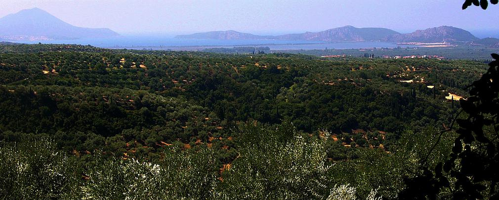 view to the Bay of Navarino