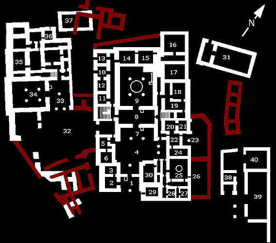plan of Nestor's palace