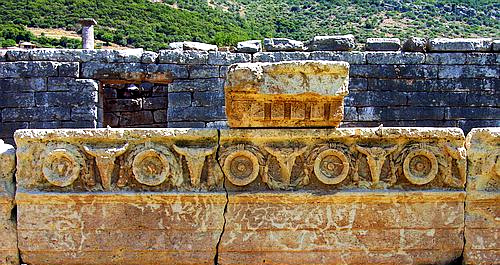 architrave of the Asklepieion