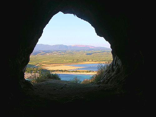 view from Nestor's cave