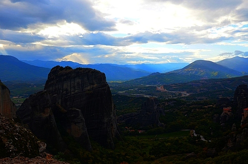 Meteora landscape